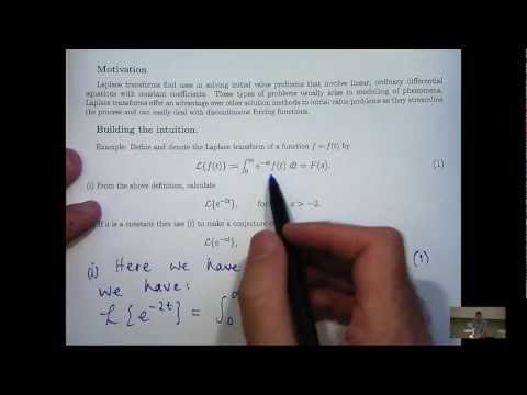 Intro to Laplace Transform + How to Calculate Them