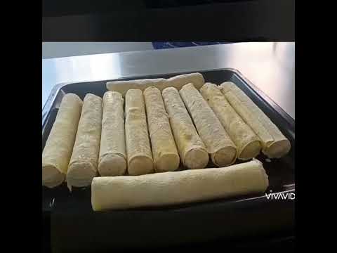 Canelones de pollo a la trufa y de confit de pato y foie