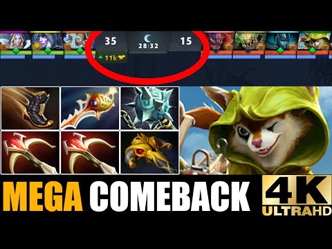 From Bad Start To Godlike Hoodwink Comeback Mega Creeps Epic Battle Fight Dota 2 Pro Rank Gameplay