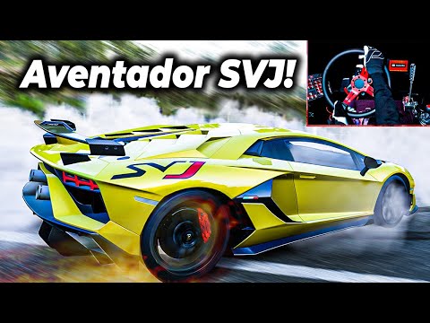 FORZA HORIZON 5 - *NEW CAR* AVENTADOR SVJ (Steering Wheel Gameplay) Logitech G29 [4K]