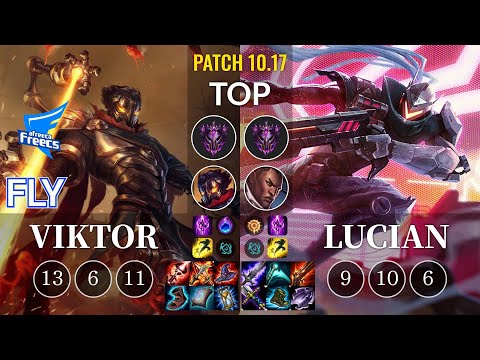 AF Fly Viktor vs Lucian Top - KR Patch 10.17