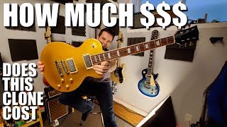 Video thumbnail for How Much $$$ Money Was This Guitar? Gibson Goldtop Les Paul Clone by Landon Bailey