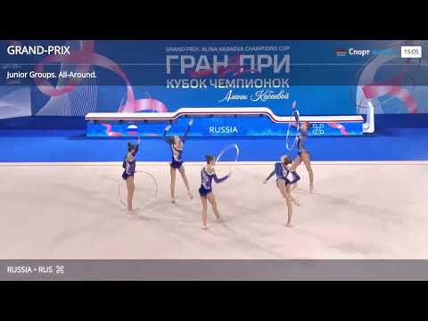 Russia junior group 5 hoops Grand Prix Alina Kabaeva Champions Cup 2025