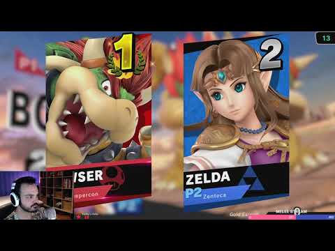 IzAw Sub Tourney 2 Losers R6 - Zenteca (Zelda) Vs. Creeper (Bowser) Smash Ultimate - SSBU