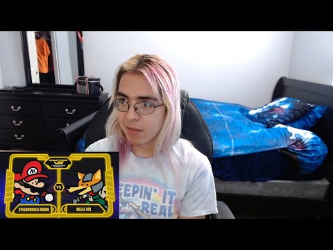 SPEEDRUNNER MARIO VS MELEE FOX REACTION