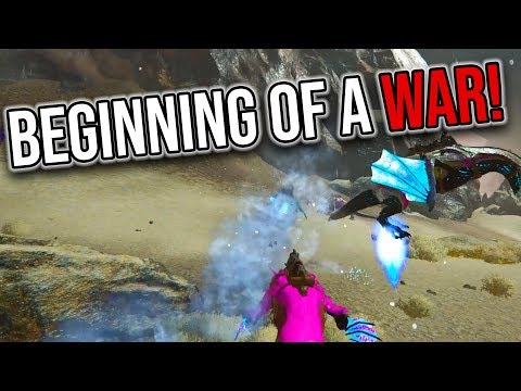 STARTING A WAR WITH BIG ALLIANCE | ARK Small Tribes Extinction Official PvP