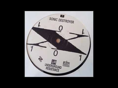X 101-  sonic destroyer--(underground resistance)  (1991)HQ