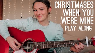 Christmases When You Were Mine Guitar Play Along // Taylor Swift Christmas Songs // Nena Shelby