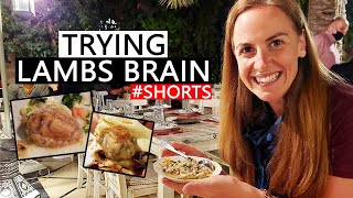 I ate LAMBS BRAIN and it was…