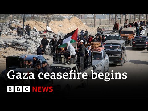 Video | LIVE: Israel-Gaza ceasefire begins after delay | BBC News