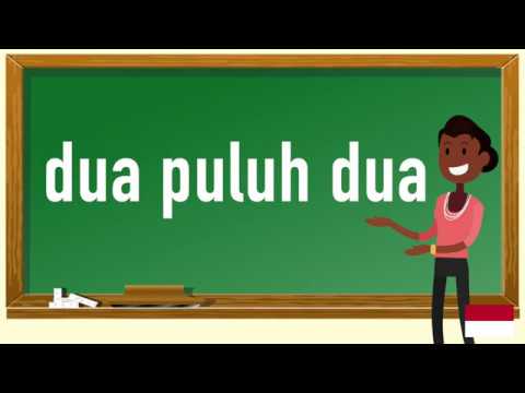 How to pronounce dua puluh dua  in Indonesian