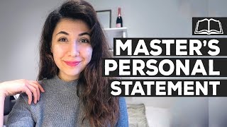 How to write a Personal Statement for Master
