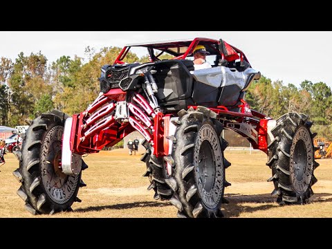 The worlds BIGGEST bounty hole ATV's and SXS's vs the Extreme Machine Challenge-MAJOR CARNAGE!!