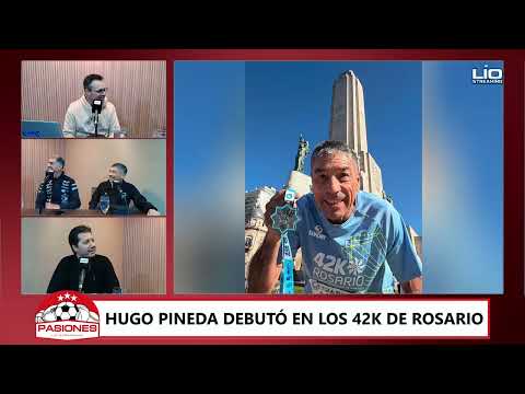 Hugo Pineda compartió su historia tras debutar en los 42K de Rosario