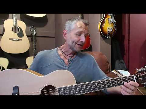 The Auden Emily Rose Hand Made Parlor Guitar With Exceptional Pickup System