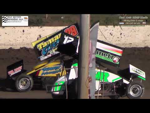 Adrian Redpath Close Call Gulf Western & Independent Oils Raceway Latrobe 8/12/18