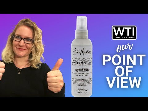 Shea Moisture Coconut Leave in Spray - WTI product video review