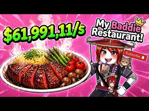 Roblox : My Baddie Restaurant! 🍳 เมื่อพี่ริลเปิดร้านภัตตาคารในธีมสาวอนิเมะ !!!