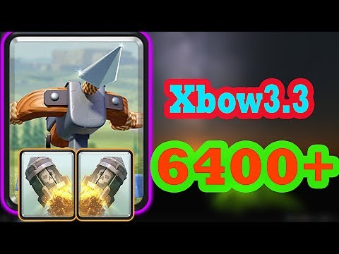 LucasXgamer 6400+ X-bow Rocket gameplays - clash royale