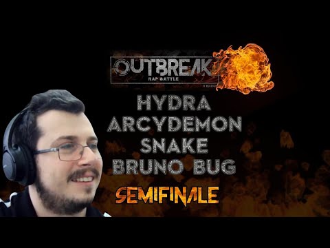 Reazione Outbreak 2018: HYDRA vs BRUNO BUG vs SNAKE vs ARCYDEMON - Semifinale
