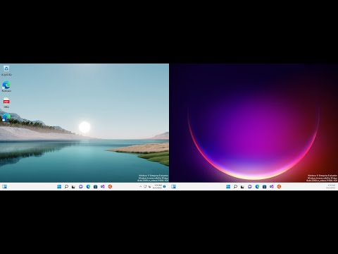 Windows 11 Dual Monitor Wallpaper Setup | Dual Monitor Singel Wallpaper