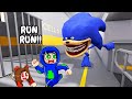 Roblox Ekta Ayush Try To Escape Sonic Tapes Prison