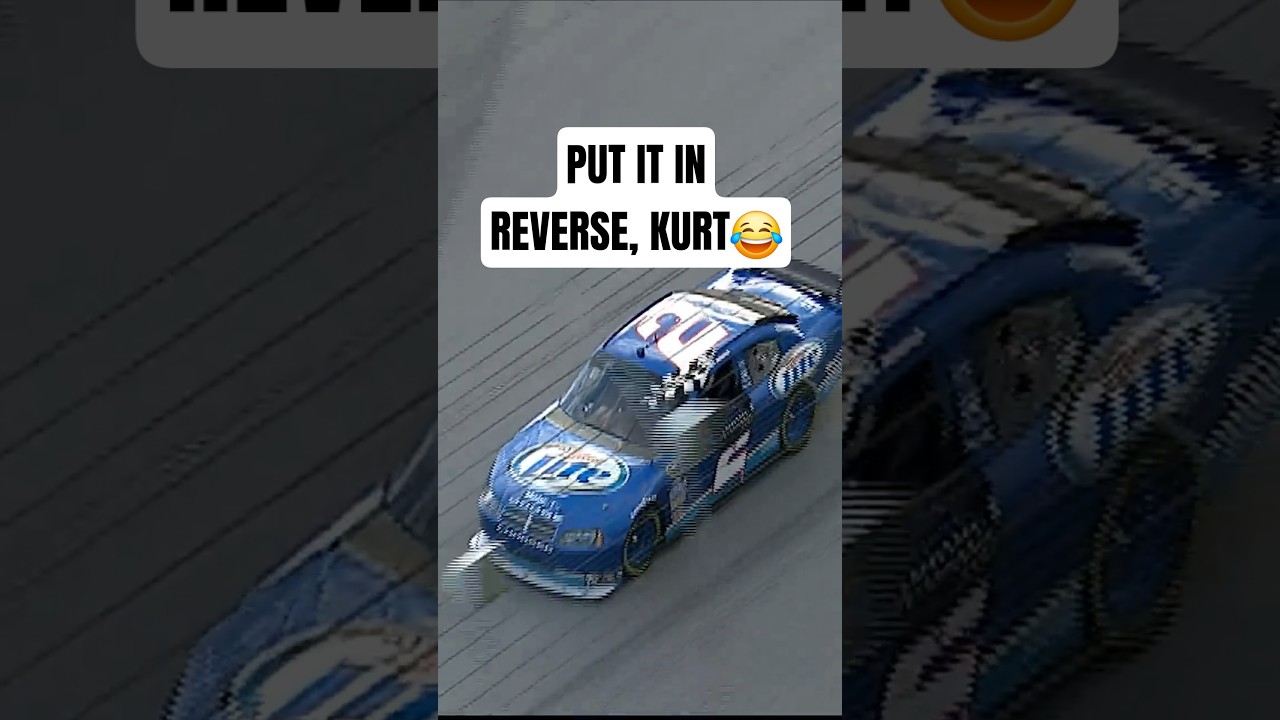 Kurt Busch's EPIC backward victory lap