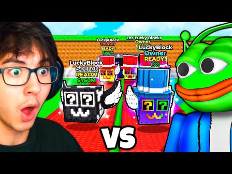 INSANE Lucky Block Race VS CheapPickle Steal a Brainrot...