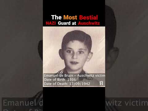 Otto Moll - The Most Sadistic Nazi at Auschwitz Concentration Camp - Holocaust - WW2 #shorts #ww2