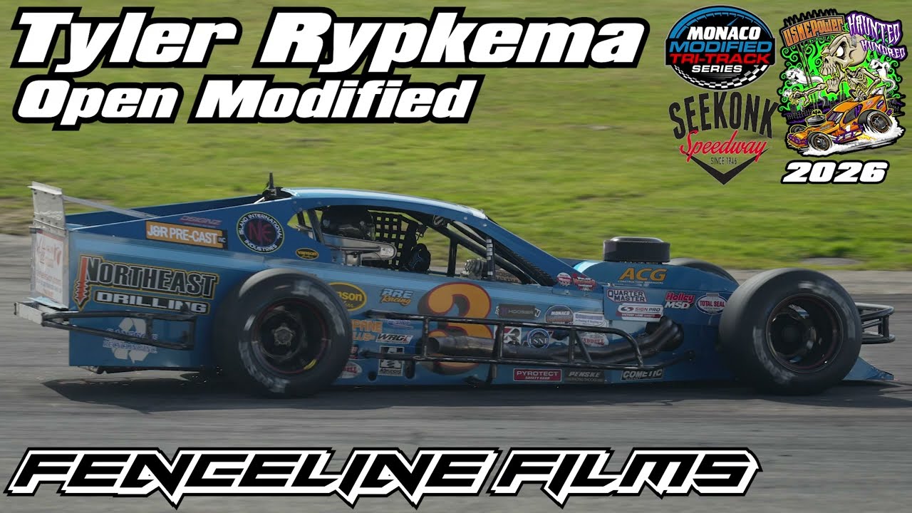 Tyler Rypkema Monaco Tri Track Modified USNE Power Haunted Hundred XL Seekonk Speedway 2026