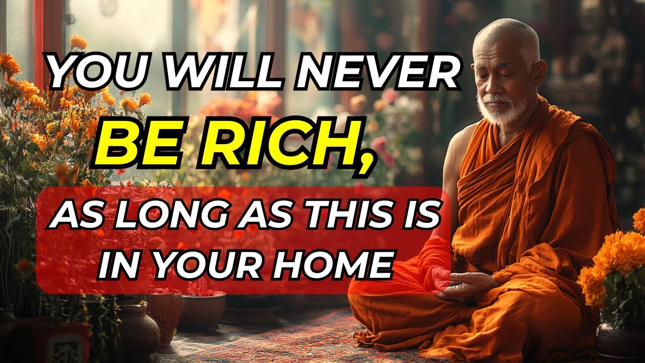 If your Home has these 6 Things get rid of them Now or you'll never be Rich!| Buddhist Teachings