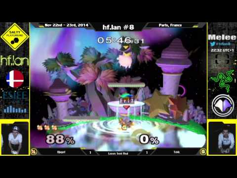 hf.lan 8 - Djagof (Fox) Vs. Tekk (Jigglypuff) - SSBM Singles Losers Semi Final