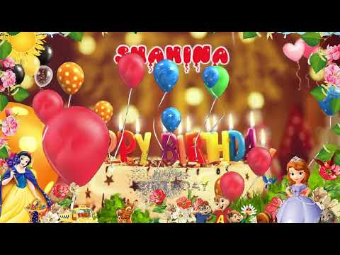 SHAHINA Birthday Song  Happy Birthday Shahina