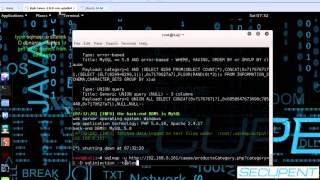 Download the video "SQL Injection tutorial with Sqlmap."