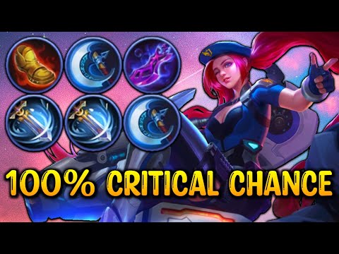 LAYLA 100% CRITICAL CHANCE BUILD (WTF DAMAGE!) | Queen of Marksman