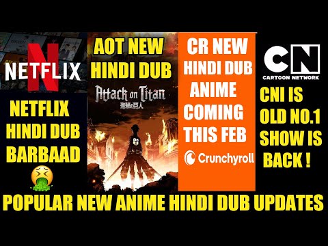 AOT NEW HINDI DUB | CR 2 NEW HINDI DUB | CNI OLD SHOW IS BACK | ANIME HINDI DUB BAD NEWS !!