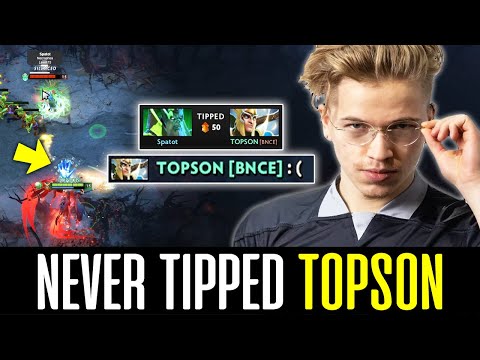 You tipped the wrong 2x TI Winner "TOPSON" DOTA 2