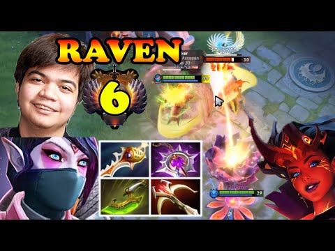 RAVEN TA DIVINE RAPIER INFINITE PHYSICAL DAMAGE VS SLIPPERY 23SAVAGE QOP EPIC SEA BATTLE | DOTA2ORBS