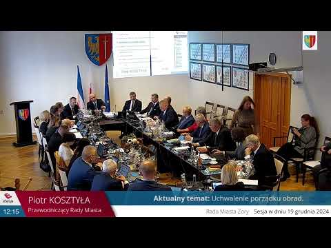 X SESJA RADY MIASTA ŻORY - 19.12.2024 r.