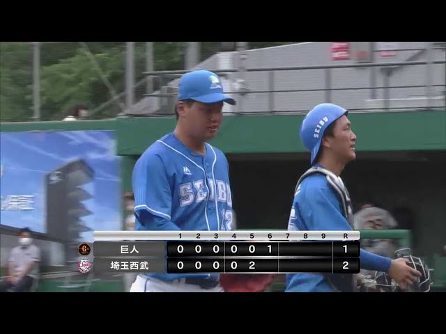 【ファーム】堅守の若獅子!! ライオンズ内野陣が今日5個目のダブルプレー完成!! 2022年7月3日 埼玉西武ライオンズ 対 読売ジャイアンツ