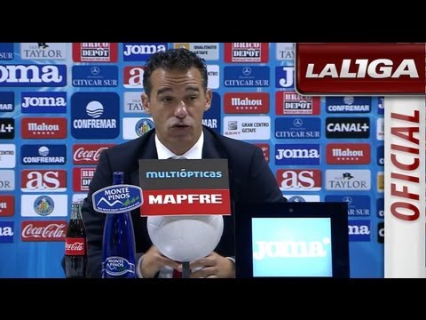 Rueda de Prensa de Luis García Plaza tras el Getafe CF (3-1) Real Betis - HD