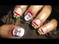 Santa Nail Art 