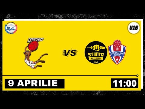 LIVE 🏀 C.N. U16M ACS Champions București-Craiova vs. CSU Știința Slam A București