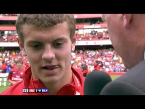 Arsenal vs Rangers 3-0 - Wilshere (02-08-09)