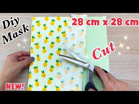 New Style! Very Easy Cute Face Mask | Diy Breathable Mask Very Simple Easy Pattern Sewing Tutorial |