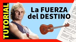 Cómo tocar La Fuerza del Destino en UKELELE [MECANO] Tutorial cover Love of Lesbian &amp; Iván Ferreiro