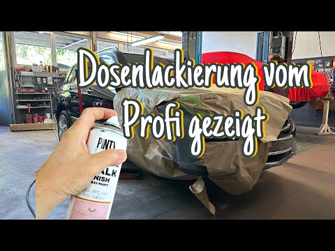 Mit der Spraydose lackieren geht das ? Dosenlackierung
