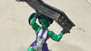 My First Hand Paint Miniature She-Hulk Marvel Crisis Protocol Game Figure #marvel #games #painting