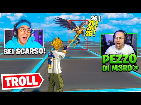 TROLLO TUBERANZA con AIMBOT HACK su FORTNITE (IMPAZZISCE) ! w/ @Tuberanza