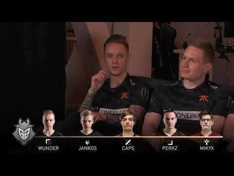 FNC Rekkles on G2 Caps leaving FNC (from 2018)
